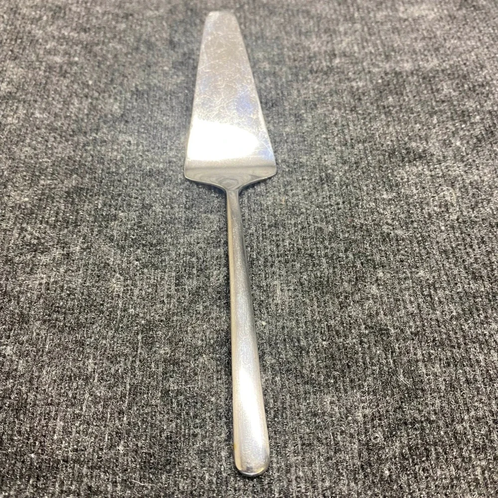 Stainless Steel Pie Cake Server Silver Minimalist Dessert Pastry Serving Tool